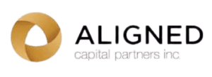 Aligned Capital Partners logo on black background.